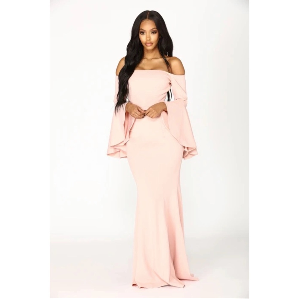 Fashion Nova Blush Dress